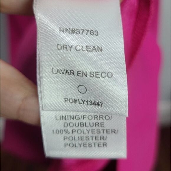 Laundry by‎ Shelli Segal Rose Violet Midi Cocktail Party Dress Size 6 - Picture 8 of 8